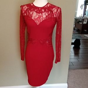 Christmas season Beautiful Red party/date nite dress by Lipsy
